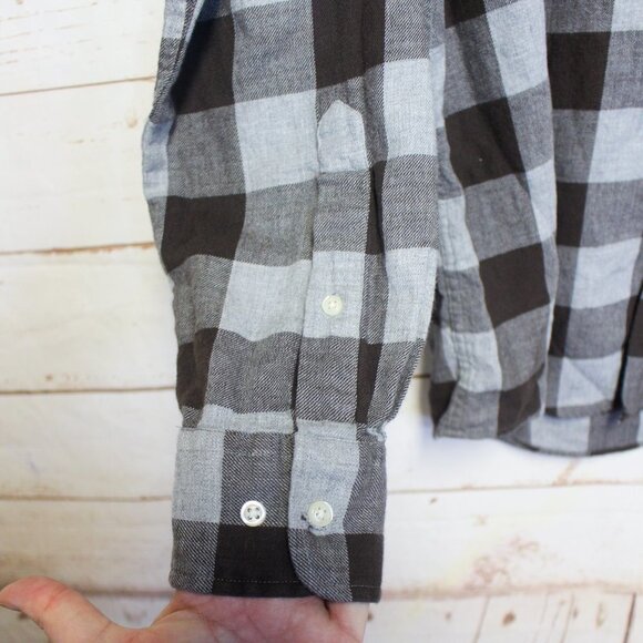Peter Millar Kent Buffalo Check Button Down Cotton Long Sleeve Shirt Large - Picture 8 of 11